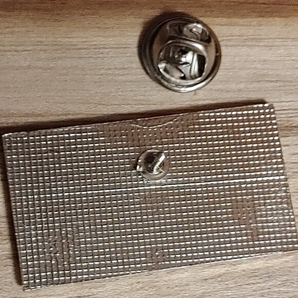 LAKE PLACID Bobsled Experience Pin Gold Tone Butterfly Clasp - Picture 4 of 4